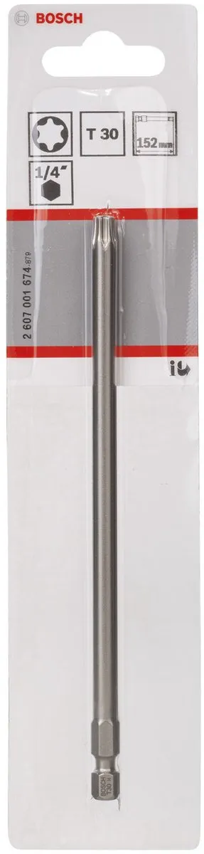 Bosch XH-TORS/T30 152mm Torx Bit - 1 Stuk