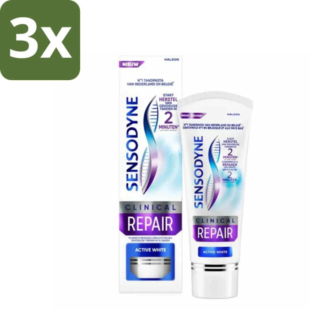 Sensodyne Clinical Repair Active White Tandpasta 225ml