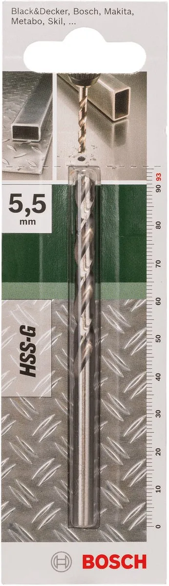 Bosch Metaalboren HSS-G 5,5mm DIN 338 - 1 Stuk