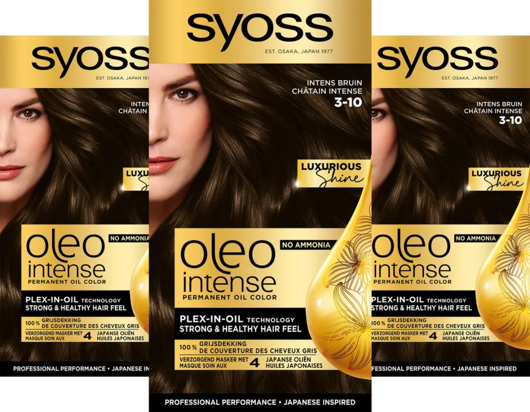 SYOSS Oleo Intense Haarverf 3-10 Intens Bruin - 345ml