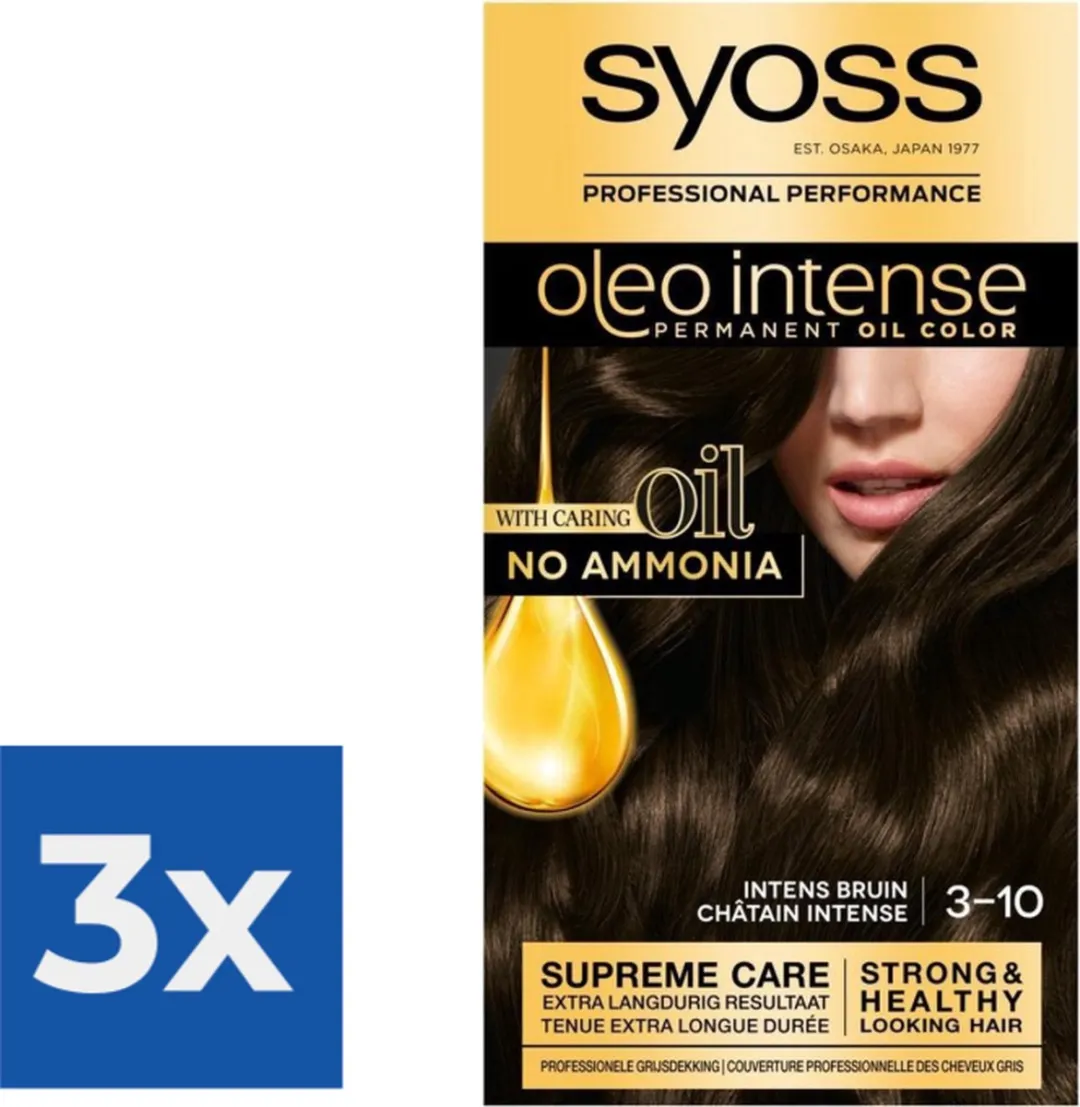 SYOSS Oleo Intense Haarverf 3-10 Intens Bruin - 345ml