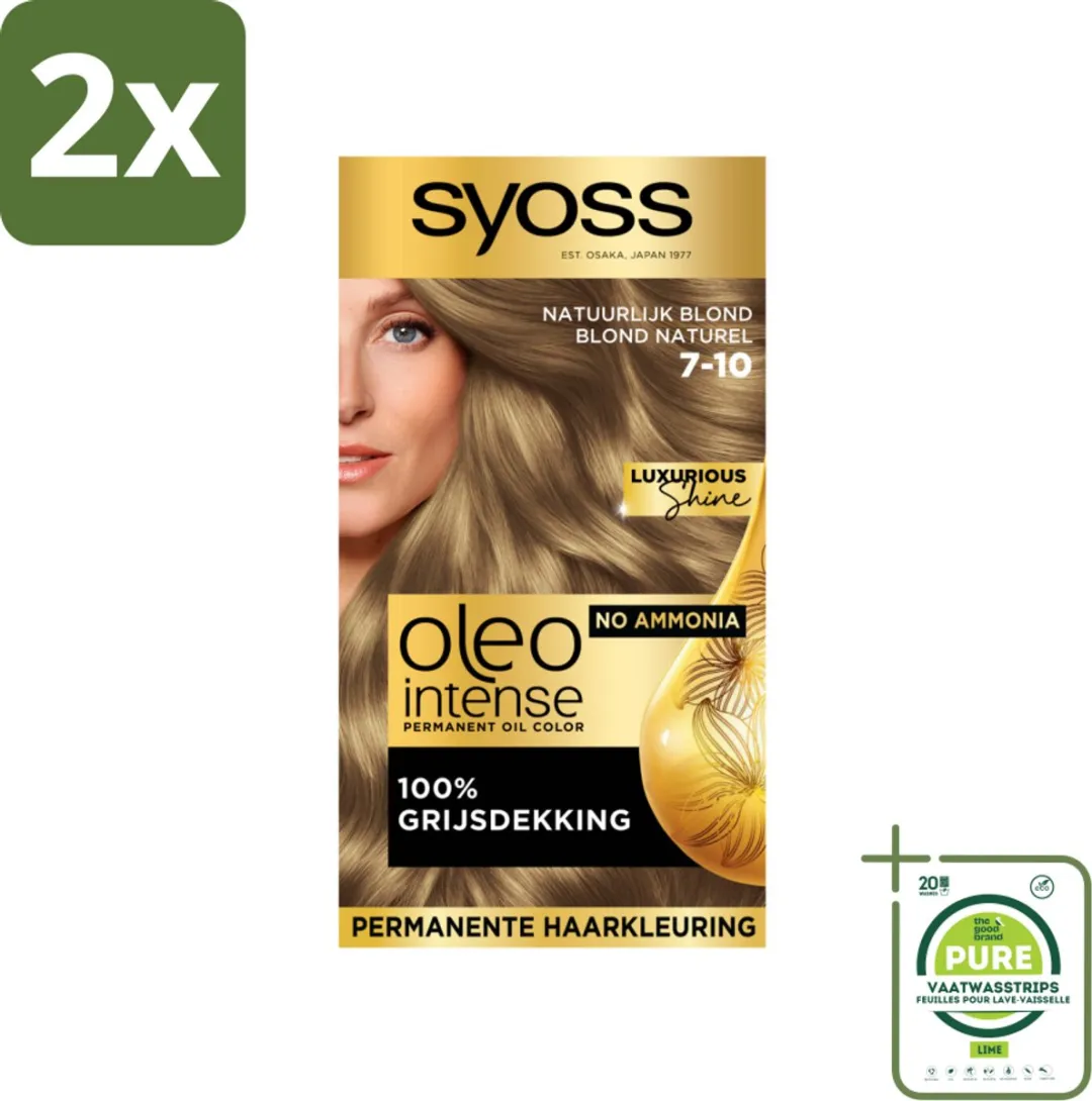 SYOSS Oleo Intense Haarverf 7-10 Natuurlijk Blond