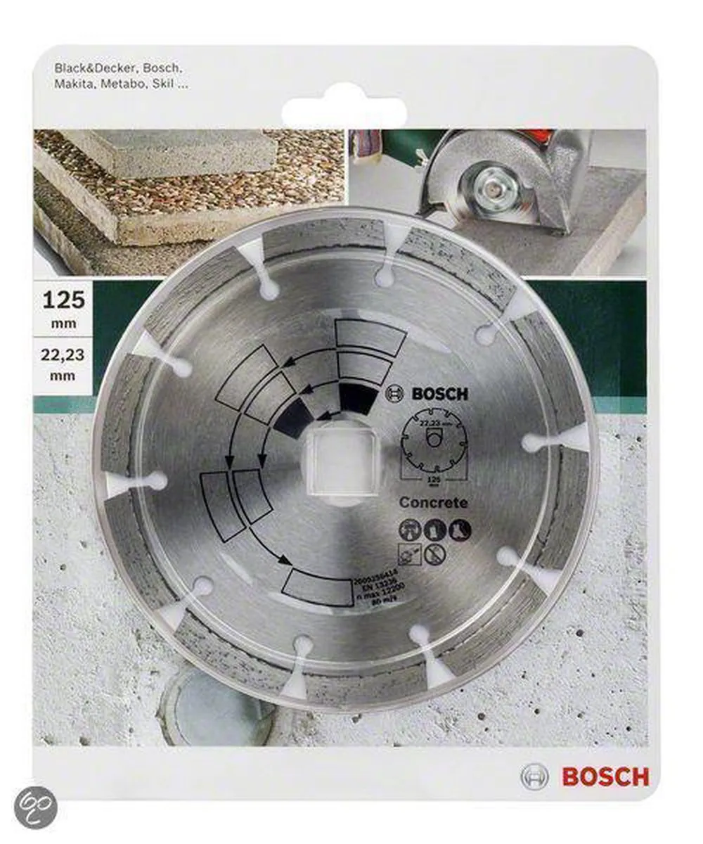 Bosch Diamantdoorslijpschijf Beton 115mm