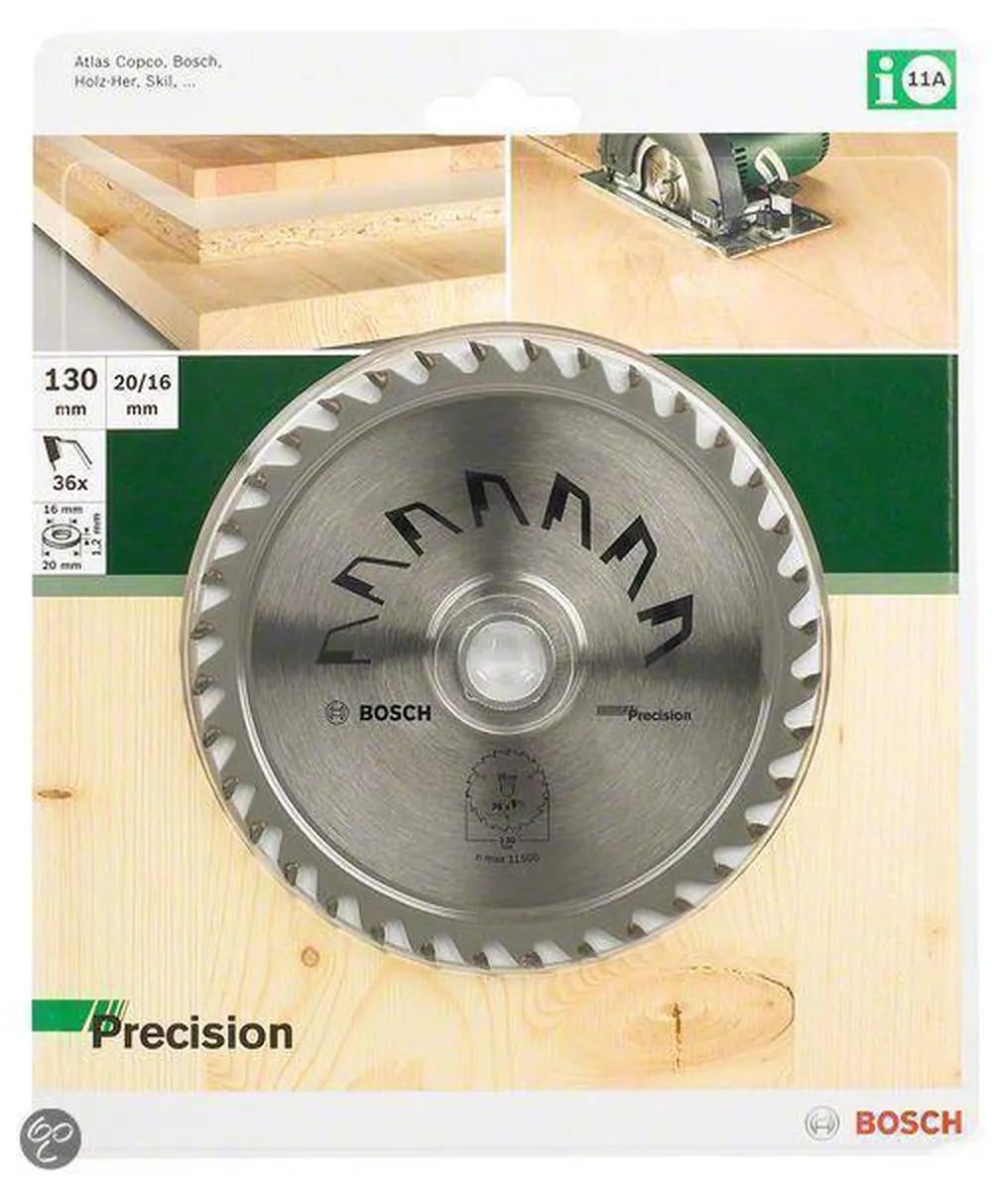 Bosch Professional Precision Cirkelzaagblad 130mm - 34 Tanden