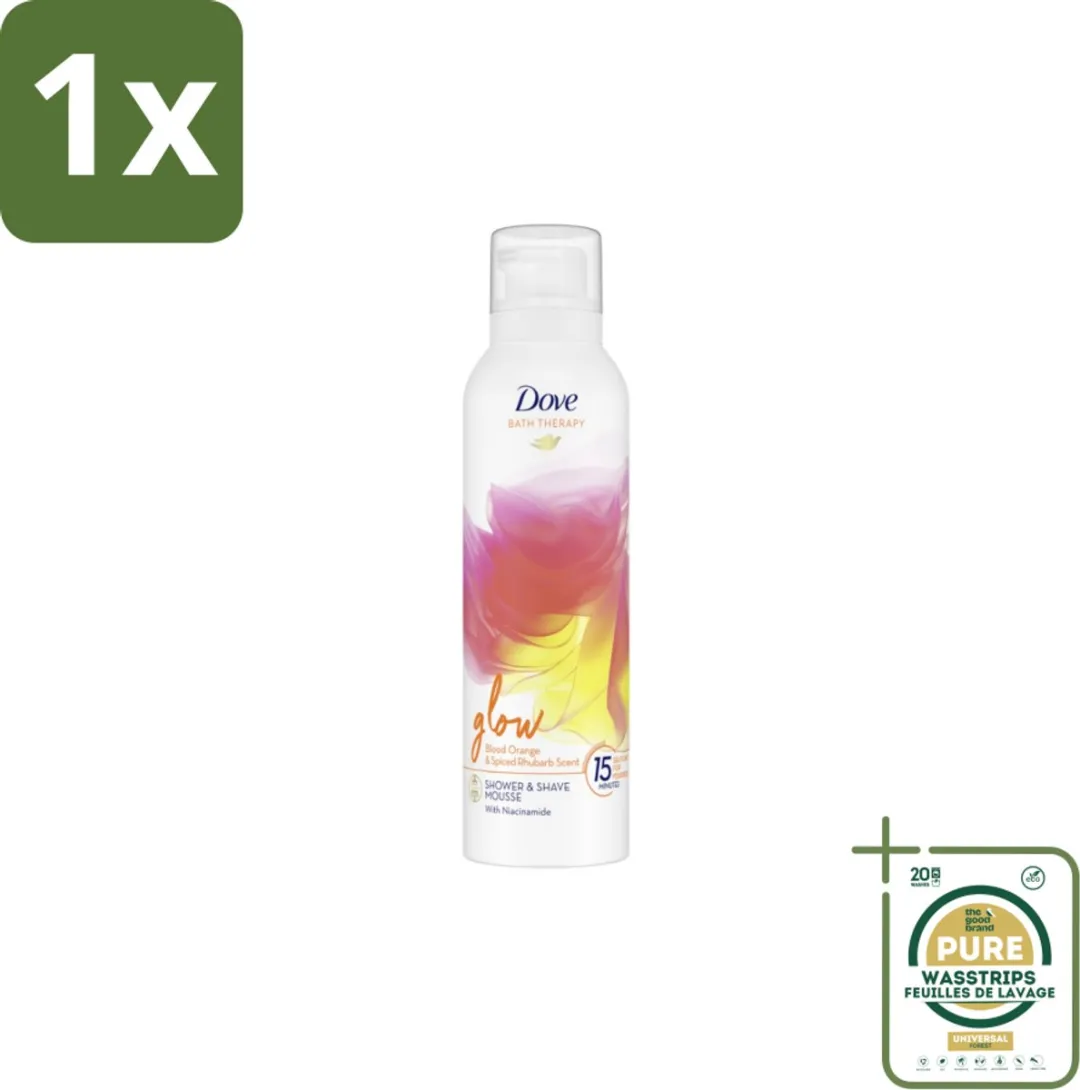 Dove Bath Therapy Glow Douche- & Scheerschuim 200ml