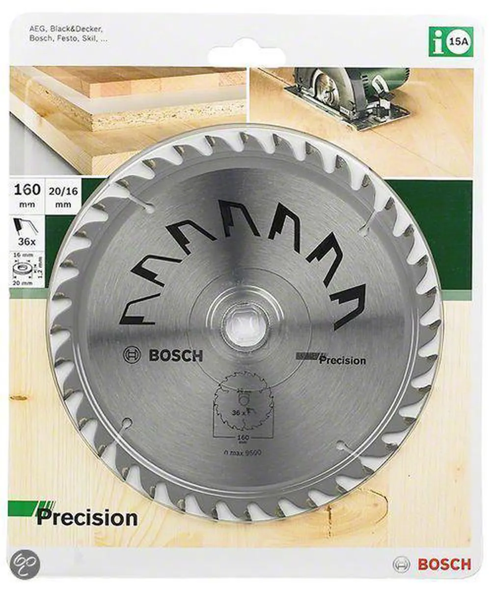 Bosch Professional Precision Cirkelzaagblad 160mm - 36 Tanden
