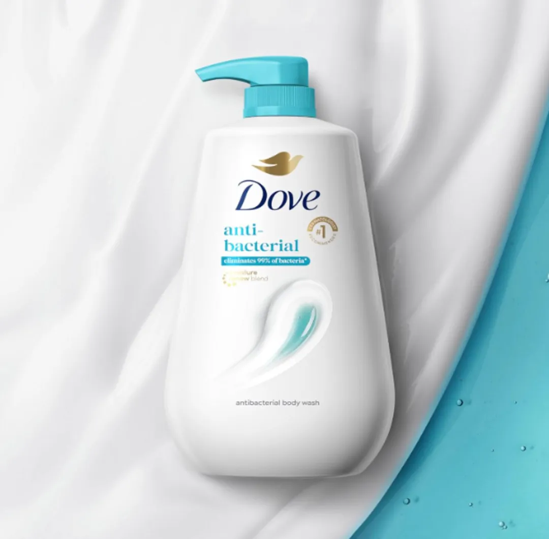 Dove Antibacteriële Body Wash Pomp 30.6g - afbeelding 6 van 6