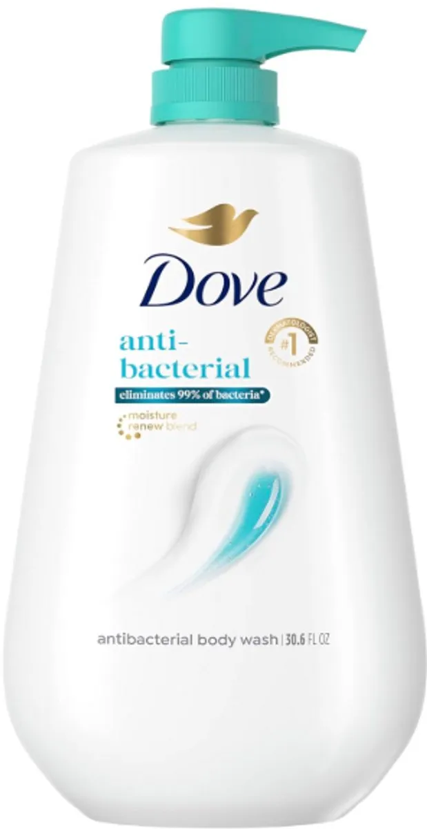 Dove Antibacteriële Body Wash Pomp 30.6g
