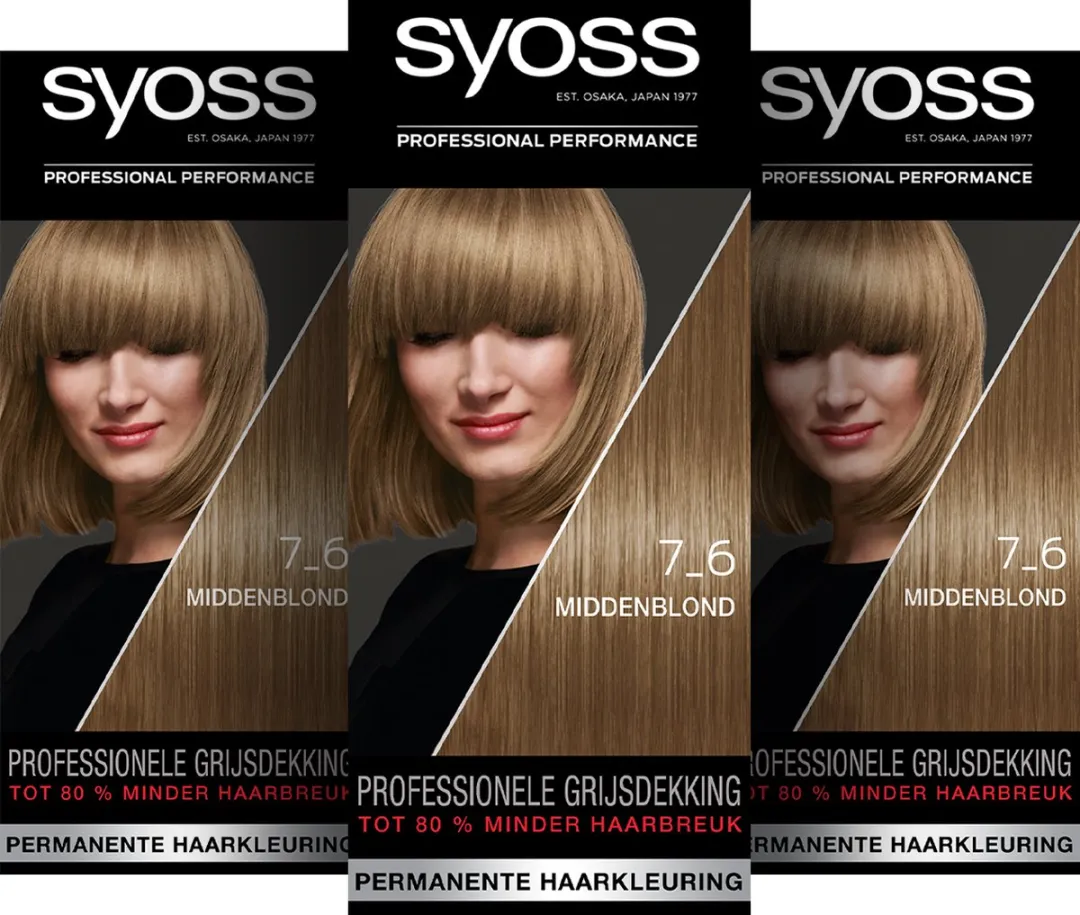 SYOSS Haarverf 7-6 Middenblond