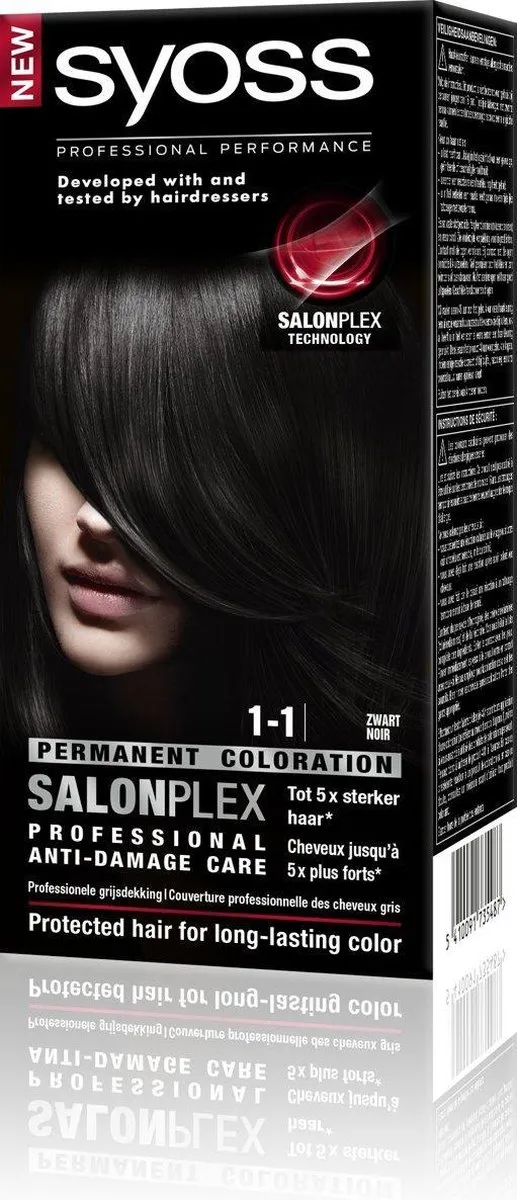 Syoss Haarverf Zwart 690ml