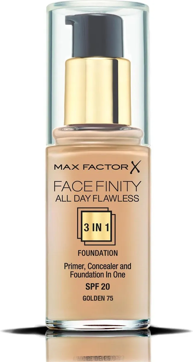 Max Factor Facefinity 3-in-1 Liquid Foundation 075 Golden