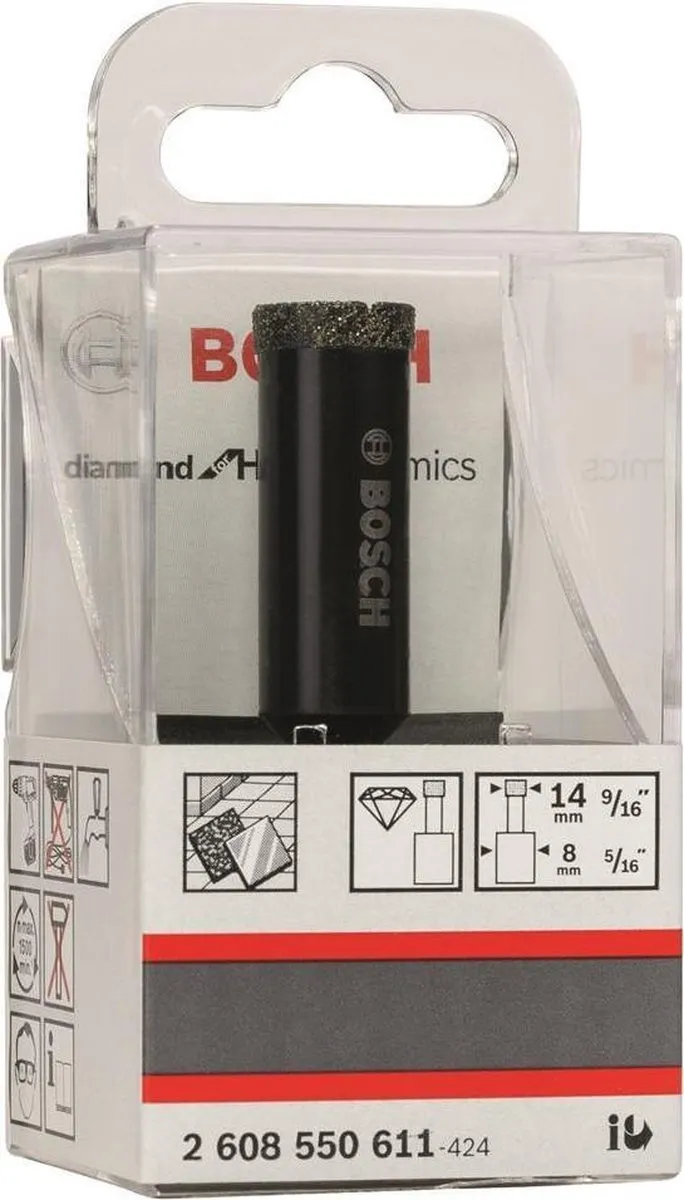 Bosch Diamantboren Nat Boren 14mm - Metaal - MPN 2608550611