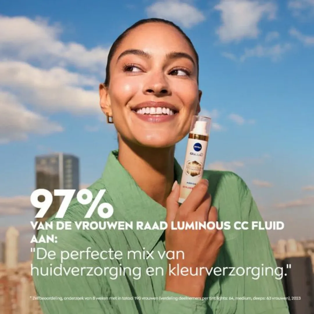 NIVEA Cellular LUMINOUS630 CC Crème SPF 30 - 2x40ml Light