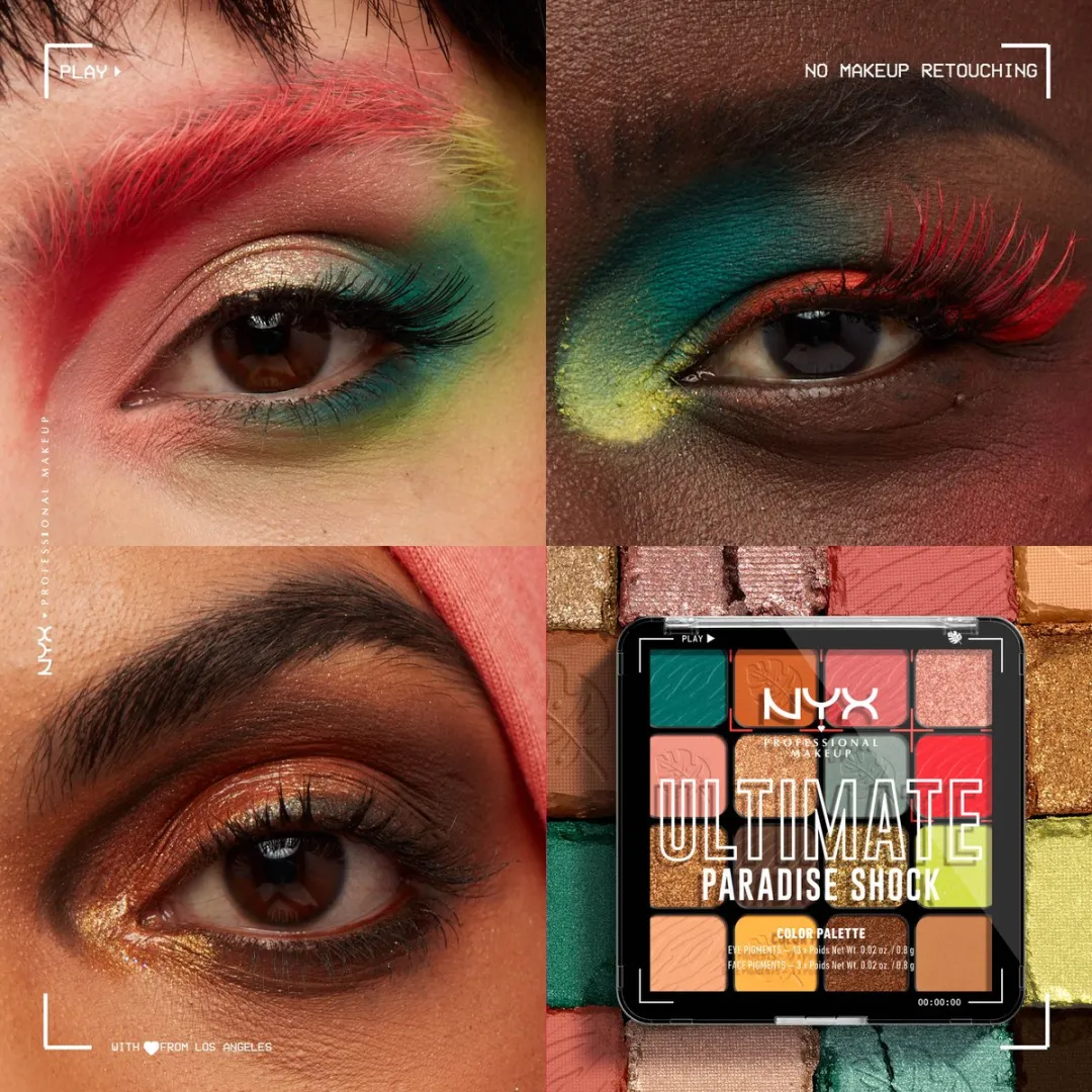 NYX Ultimate Shadow Palette Tropic Shock - 16 Oogschaduwen