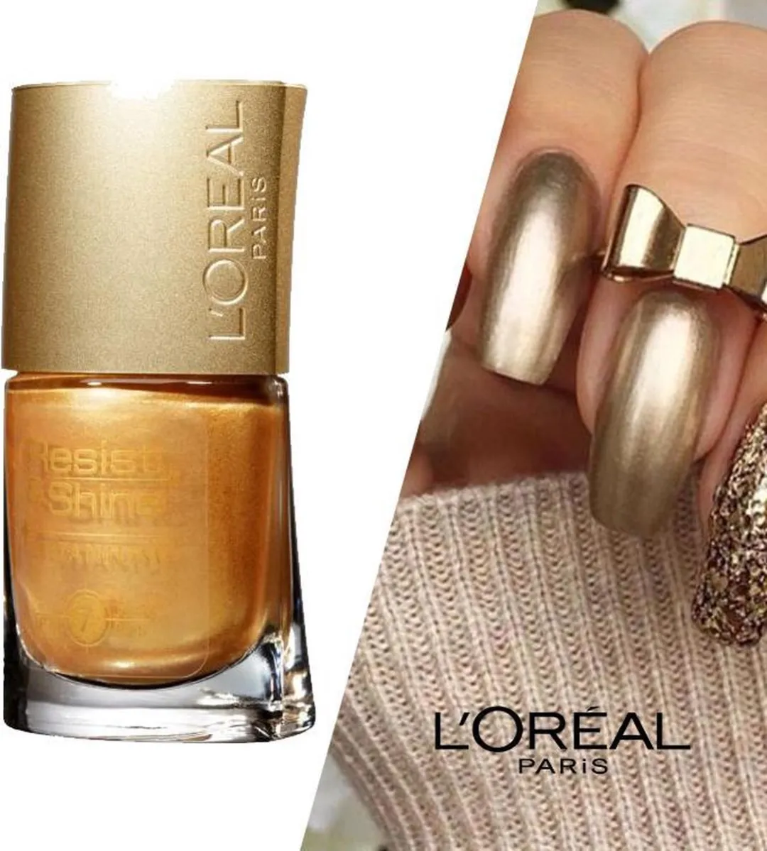 L'Oréal Paris Resist&Shine Nagellak 738 Goldmine