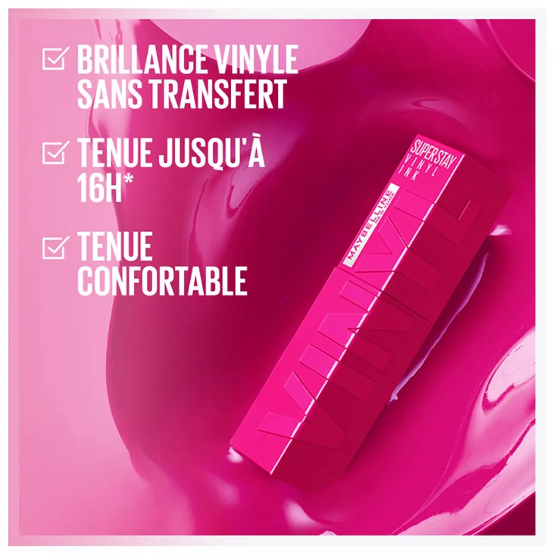 Maybelline New York SuperStay Vinyl Ink 160 Sultry Lippenstift - 4.2ml