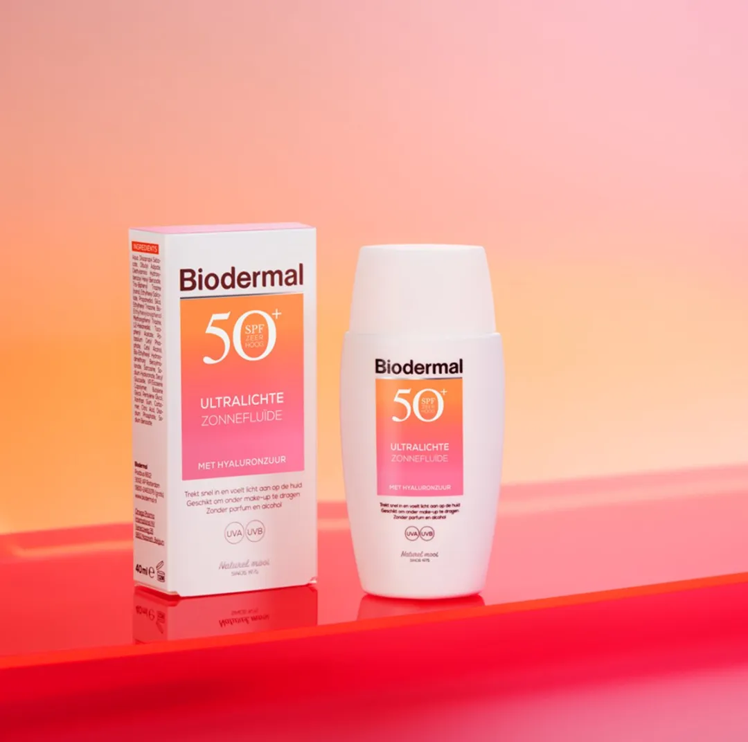 Biodermal Ultralichte Zonnefluïde SPF50+ 40ml - Gezicht - afbeelding 6 van 6