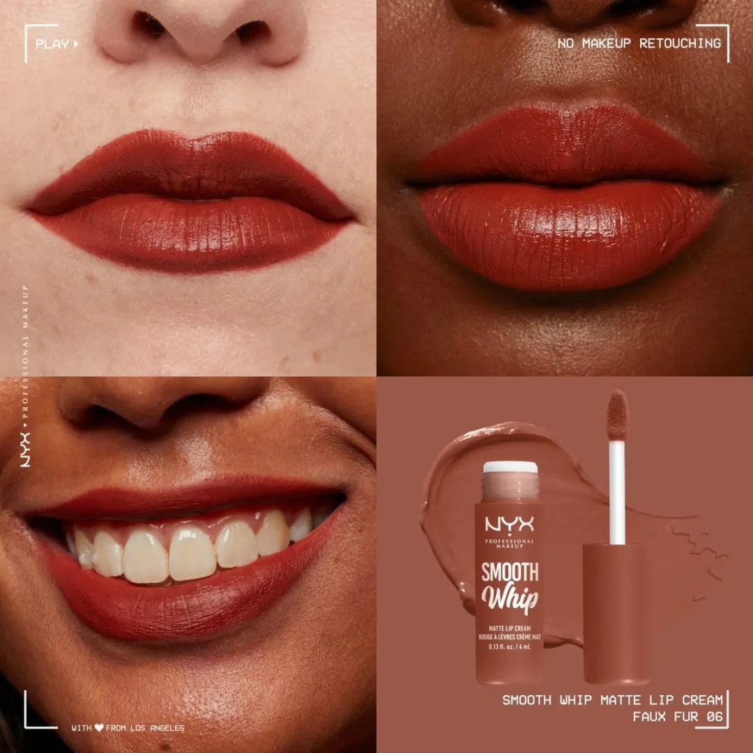 NYX Smooth Whip Matte Lip Cream Faux Fur - 4ml