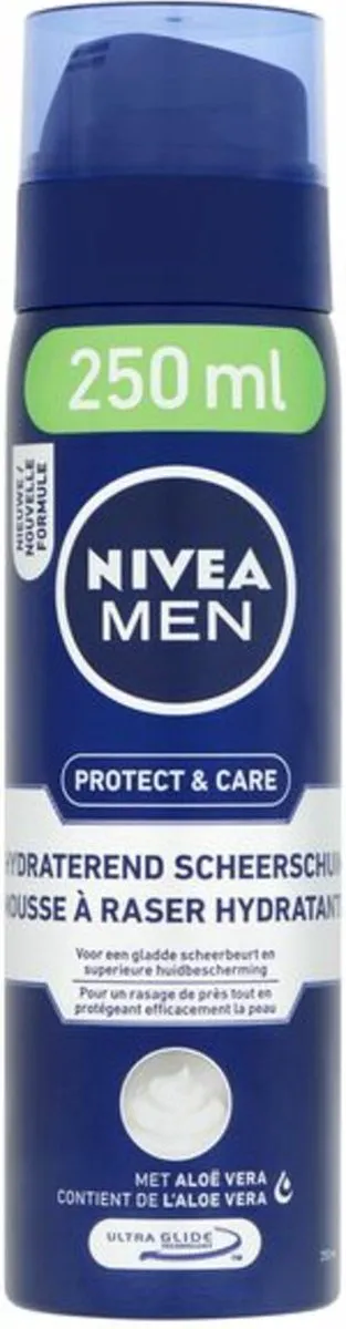 NIVEA Men Scheerschuim Protect & Care Hydraterend 250ml