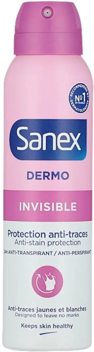 Sanex Dermo Invisible Deodorant Spray 150ml - 7 Stuks