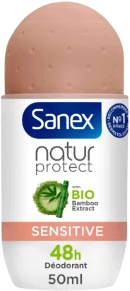 Sanex Natur Protect Sensitive Roll-On Deodorant - 150ml (3x50ml)