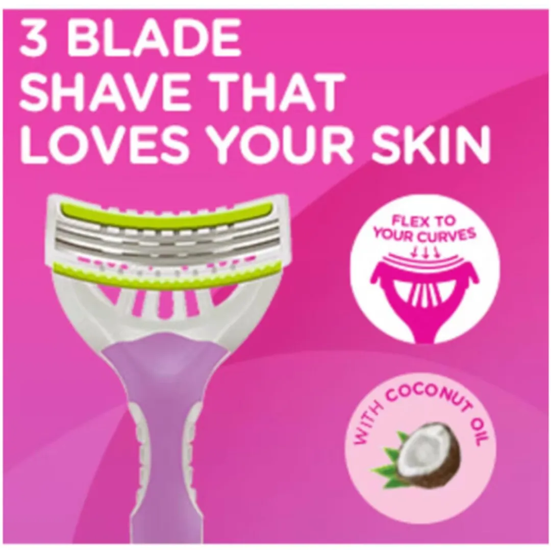 Wilkinson Sword Xtreme 3 Beauty Wegwerpscheermesjes - 12 Stuks - Roze