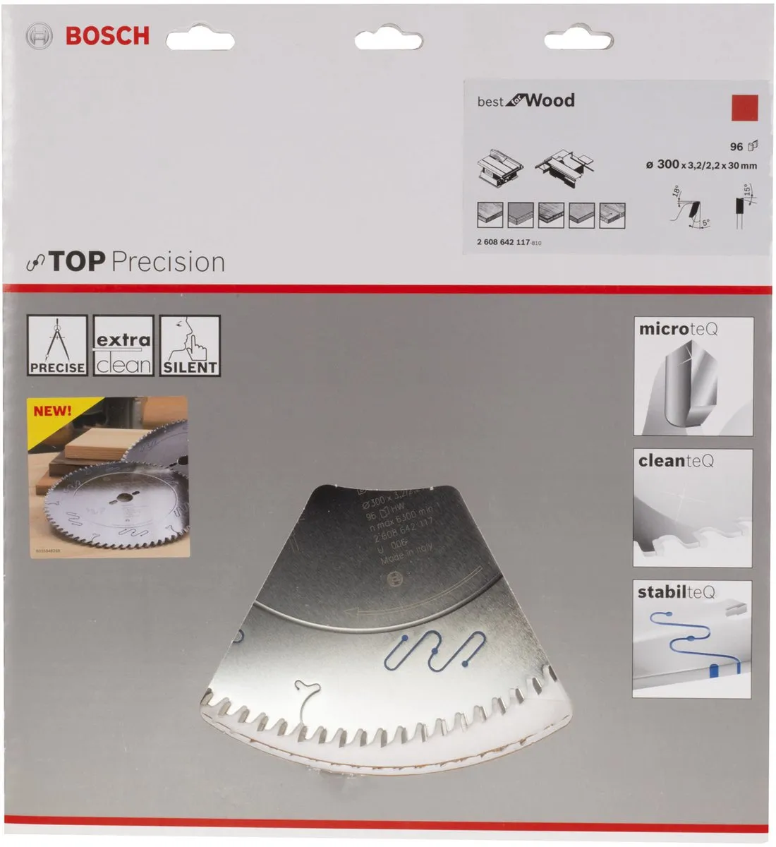 Bosch Professional Cirkelzaagblad Top Precision Best for Wood 300x30x3,2mm - afbeelding 3 van 6