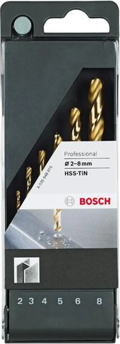 Bosch ProLine Metaalboor HSS-Ti Set 6-delig