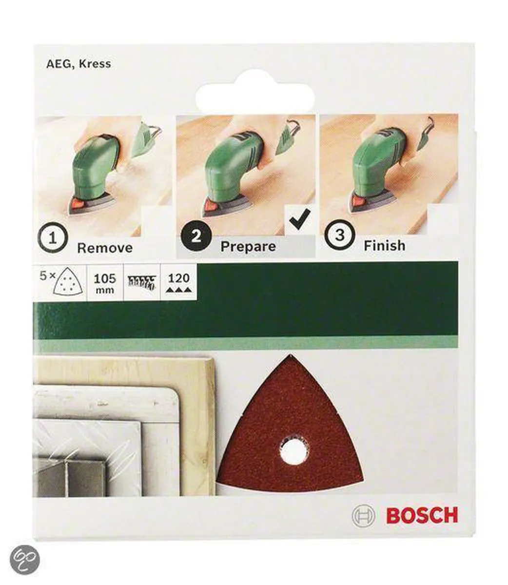 Bosch Schuurbladset 5-delig 105mm