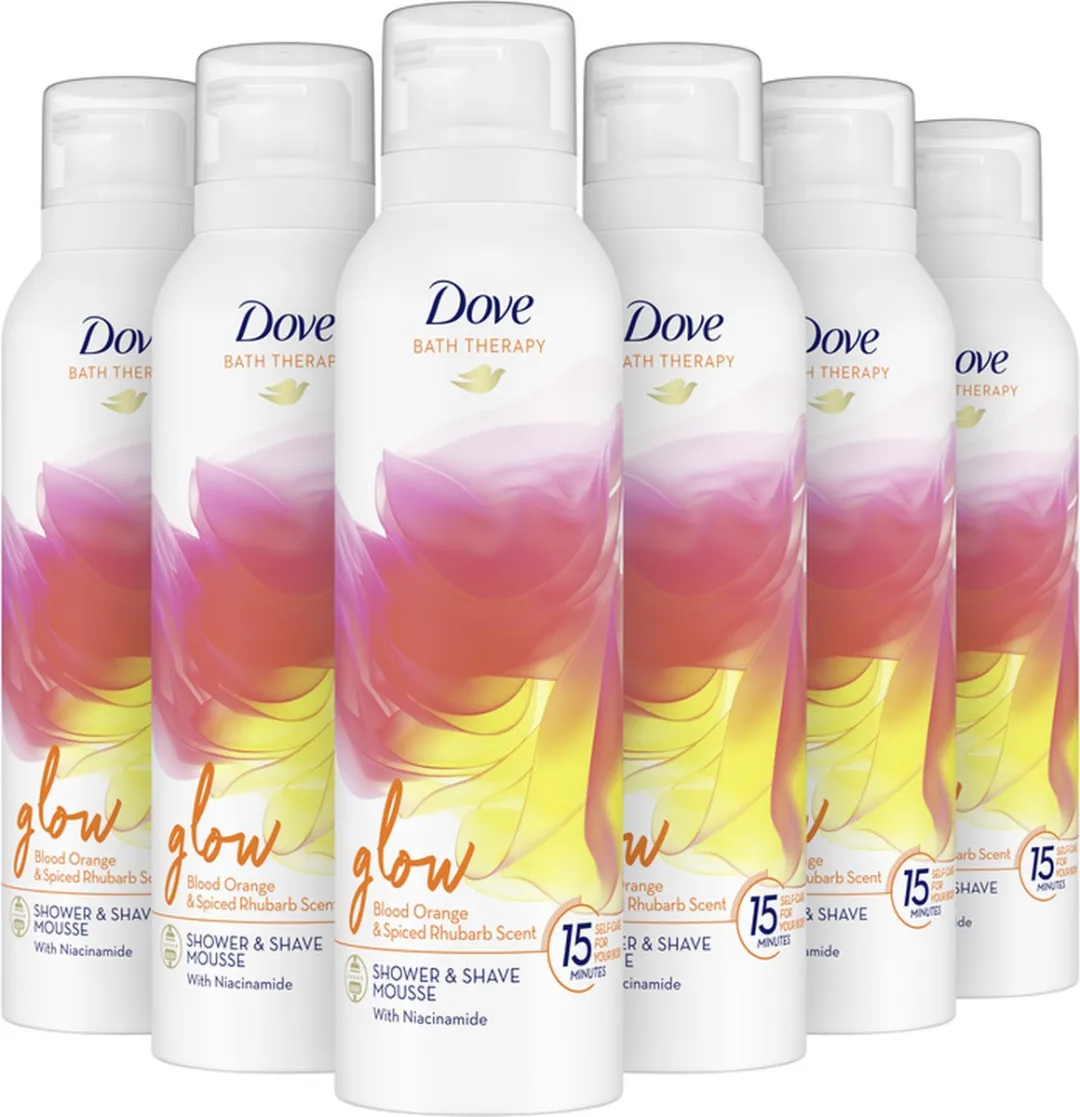 Dove Bath Therapy Glow Douche- & Scheerschuim 200ml