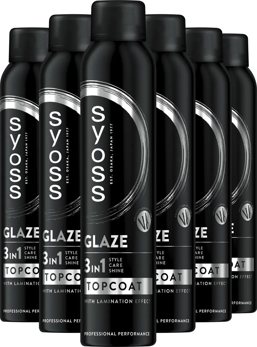 SYOSS Glaze Topcoat Spray 3-in-1