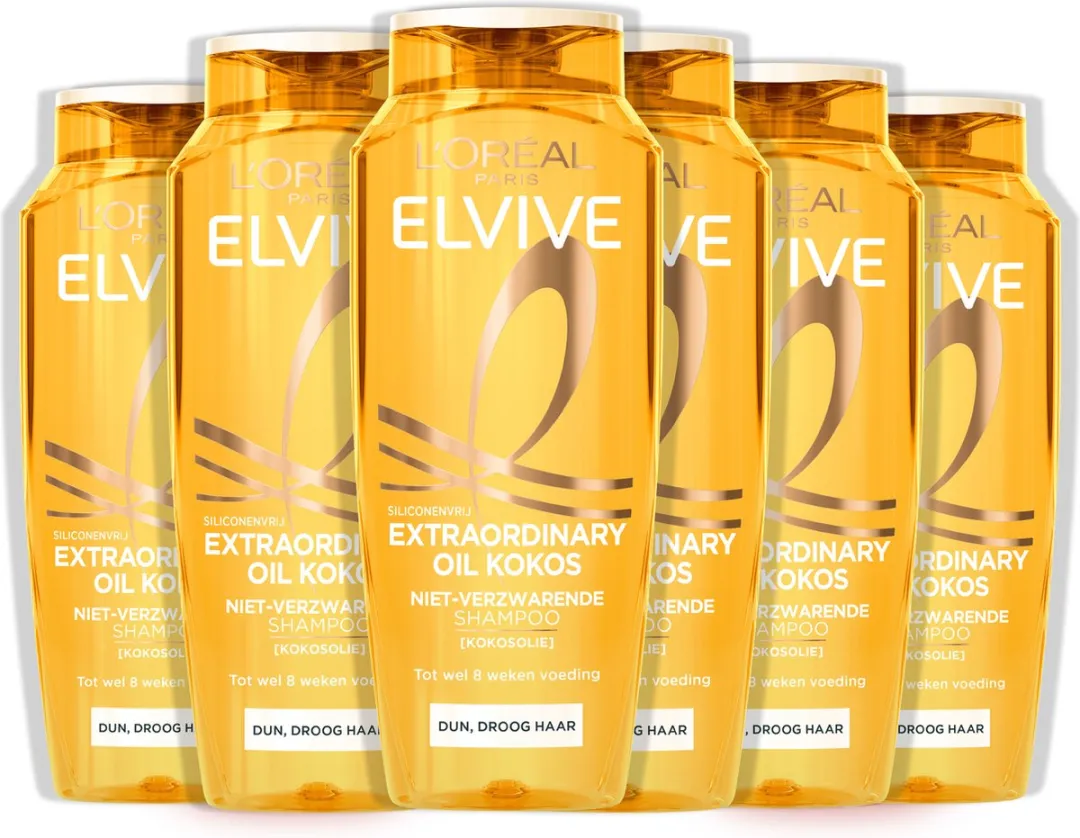 L'Oréal Paris Elvive Extraordinary Oil Kokos Shampoo 6x250ml