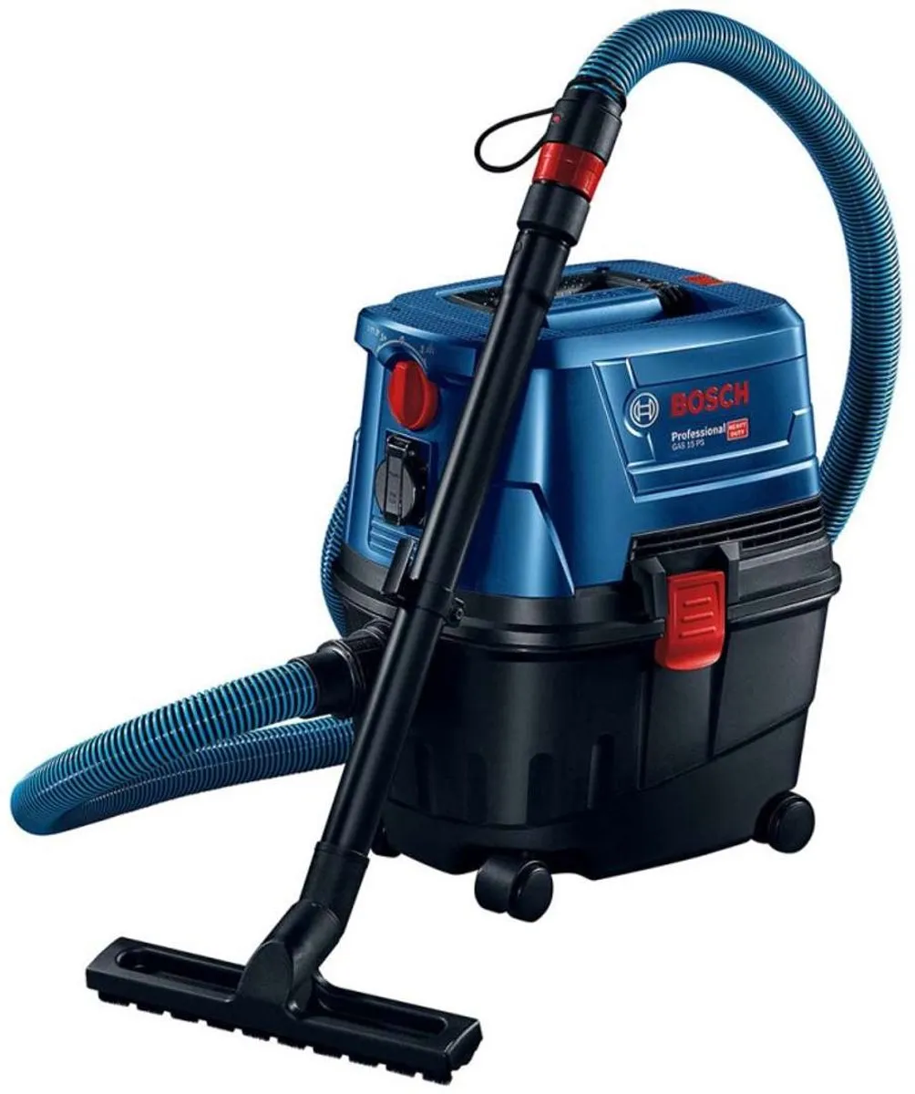 Bosch GAS 15 PS Industriële Stofzuiger 1100W - 15L - Blauw