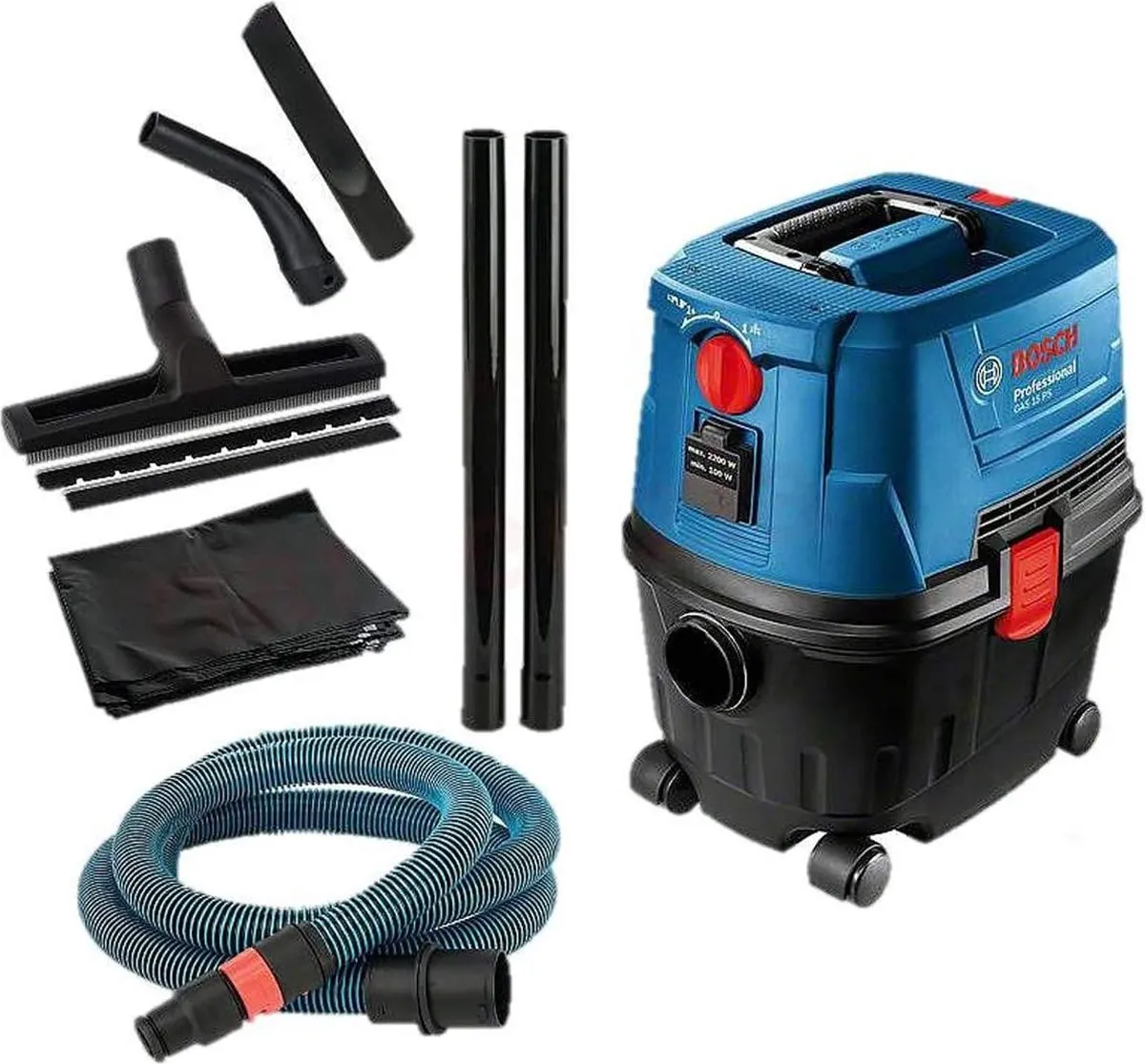 Bosch GAS 15 PS Industriële Stofzuiger 1100W