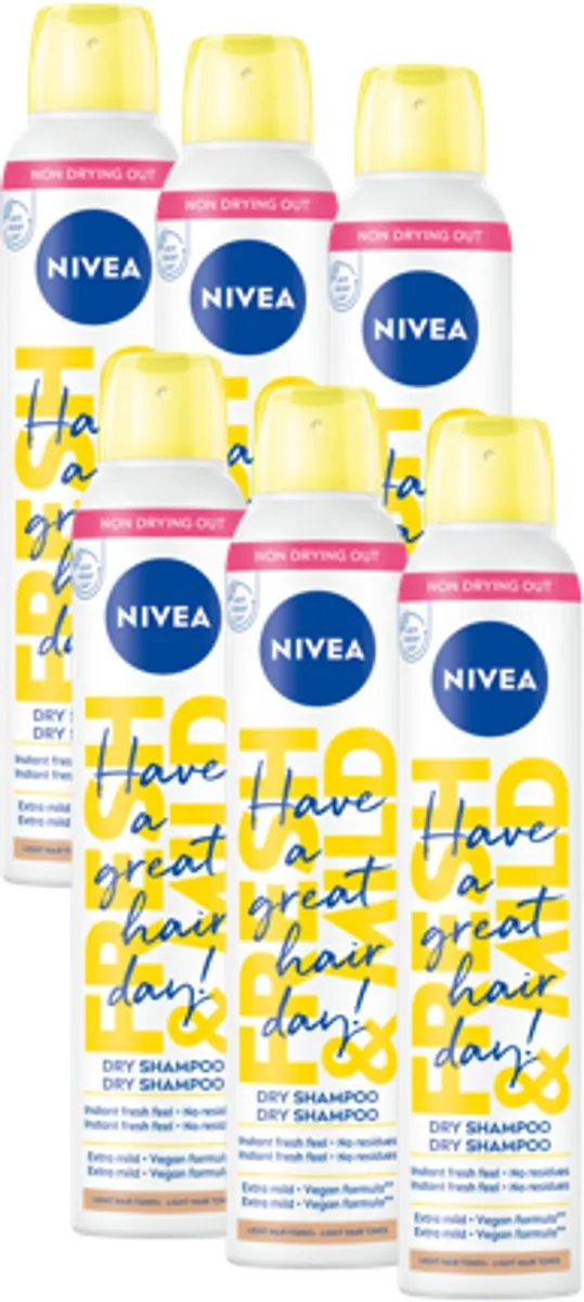 NIVEA Fresh & Mild Droogshampoo Light 200ml