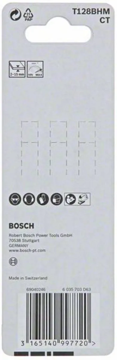 Bosch Decoupeerzaagblad 2608665073 - 92x22mm Carbide - 3 Stuks