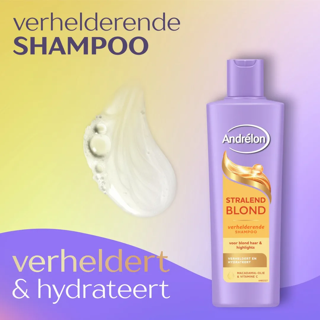 Andrélon Stralend Blond Shampoo 6x250ml