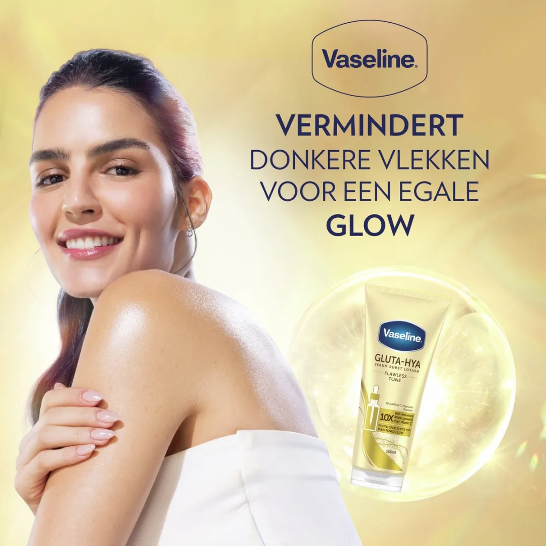 Vaseline Gluta-Hya Serum Burst Lotion 1200ml - 6 Stuks