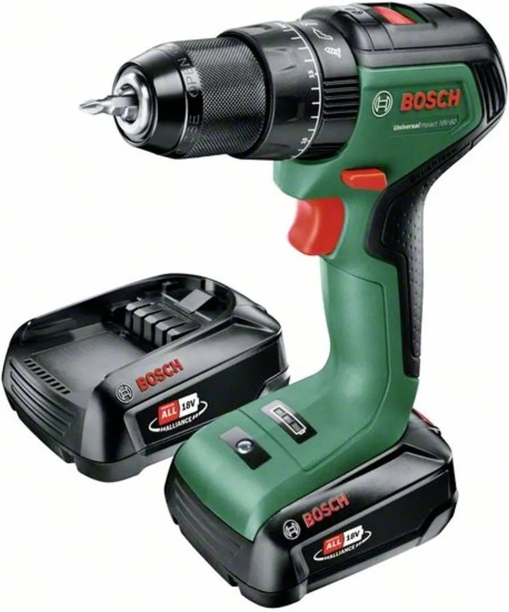 Bosch UniversalImpact 18V-60 Accu-Schroefboormachine - 60 Nm - 2x Accu