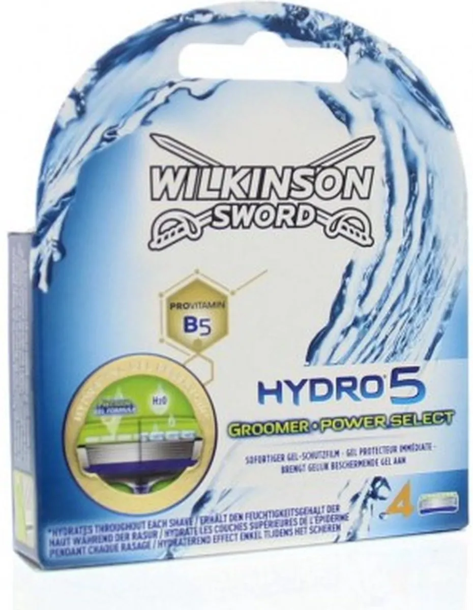 Wilkinson Sword Hydro 5 Scheermesjes - 4 Stuks - Blauw