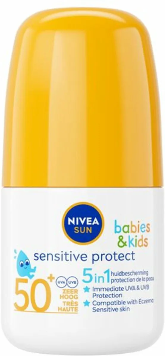 NIVEA SUN Babies & Kids Sensitive Roll-On Zonnebrand Stick SPF 50