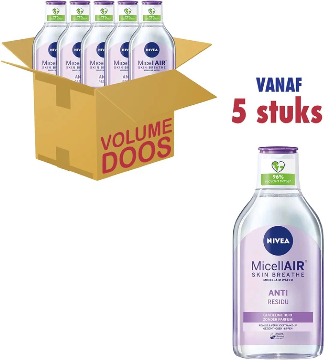 NIVEA 0% Residu Micellair Water Gevoelige Huid 2000ml - afbeelding 6 van 6