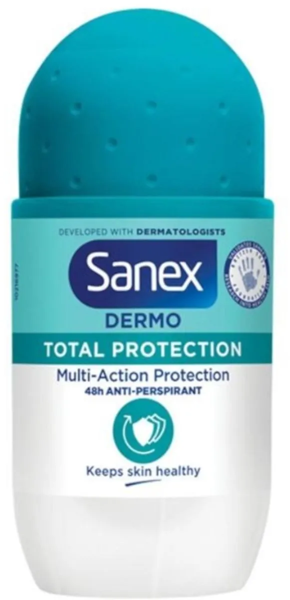 Sanex – Deodorant Roll-On – Dermo Total Protection – 50 ml - 1 stuk