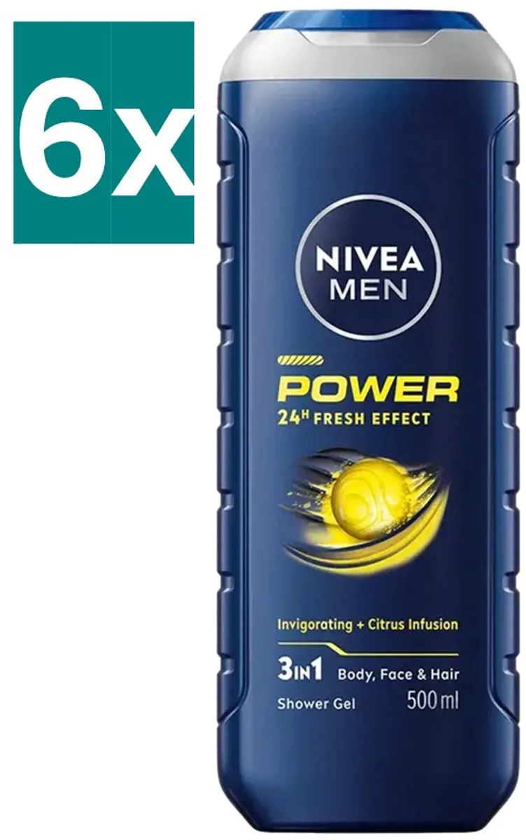 NIVEA MEN Power Fresh Douchegel 3-in-1