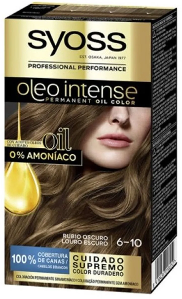 Syoss Permanente Kleur Donkerblond N6 500ml