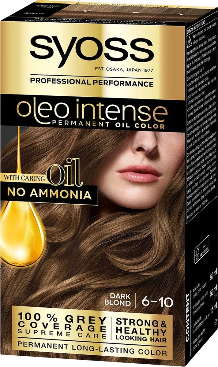 Syoss Permanente Kleur Donkerblond N6 500ml