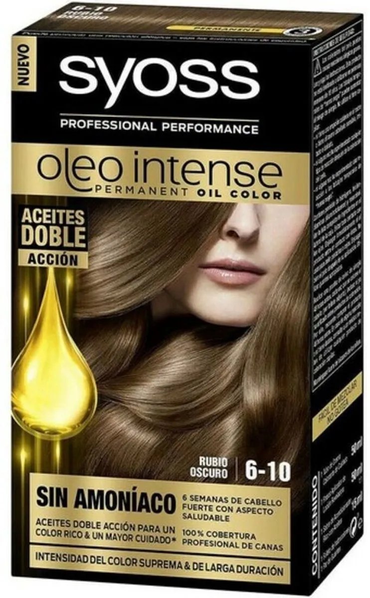 Syoss Permanente Kleur Donkerblond N6 500ml