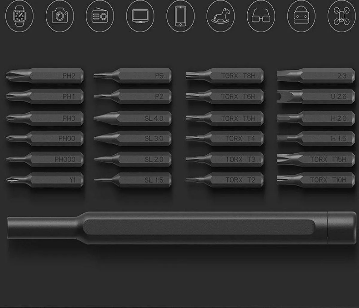 Xiaomi Mijia Wiha 24-IN-1 Magnetische Schroevendraaierset - 24 Stuks - afbeelding 6 van 6