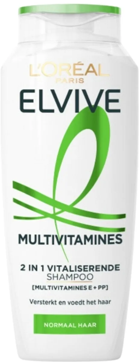 L'Oréal Elvive Multivitamines Shampoo 250ml - 4 Stuks