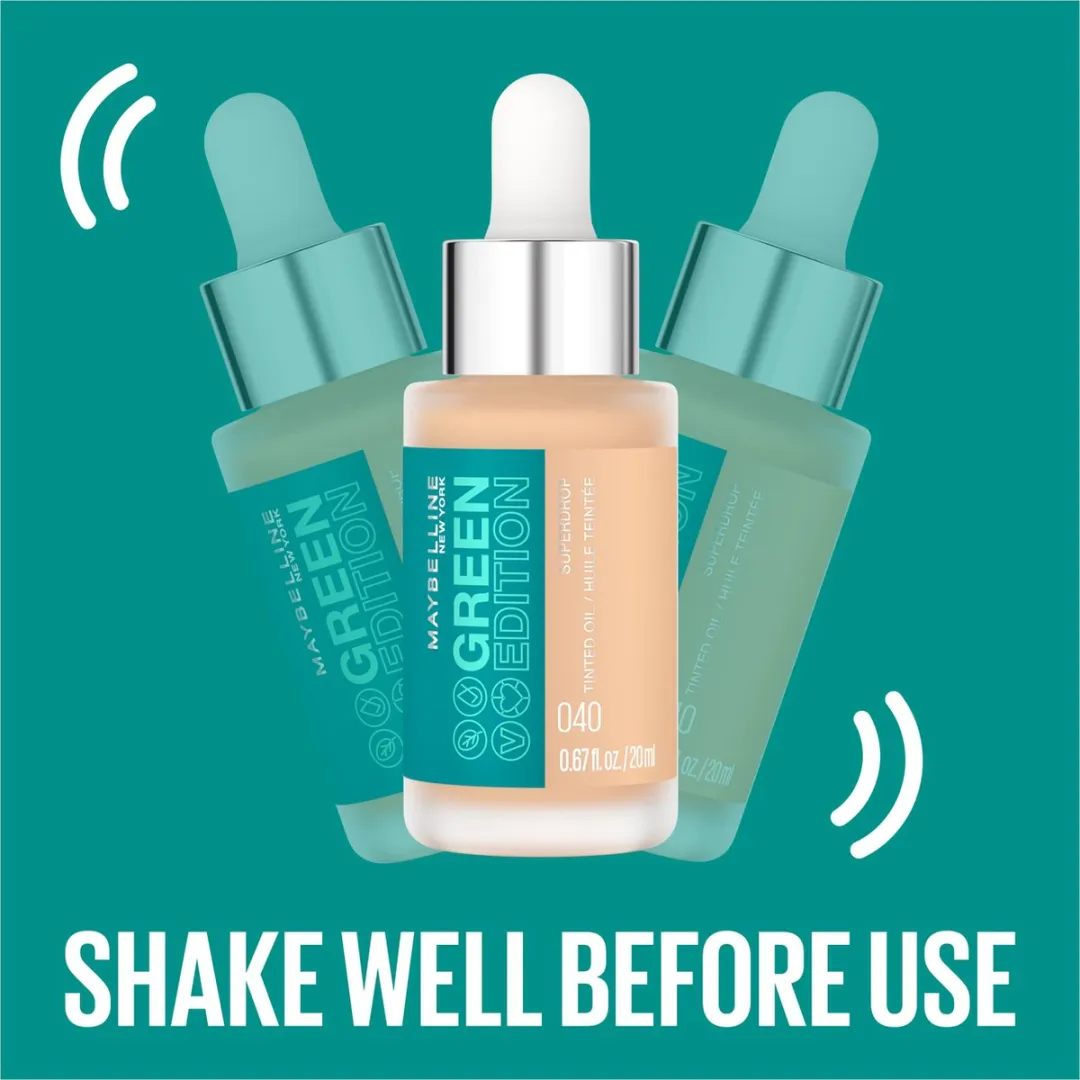Maybelline Green Edition Superdrop Tinted Oil Foundation 040 - 20ml